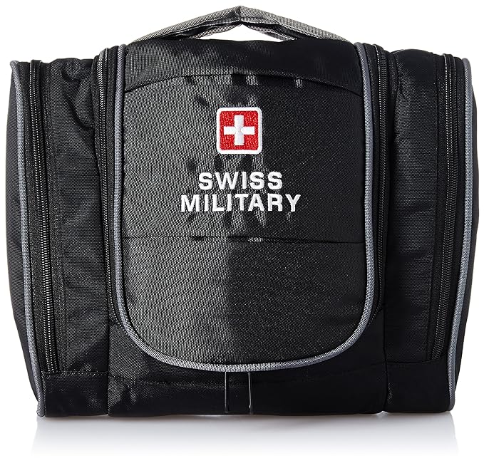 Swiss Military Black Toiletry Bag
