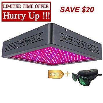 LED Grow Lights MARS HYDRO 900W Full Spectrum Growing Lamp for Garden Greenhouse Hydroponic Indoor Plants Veg and Flower