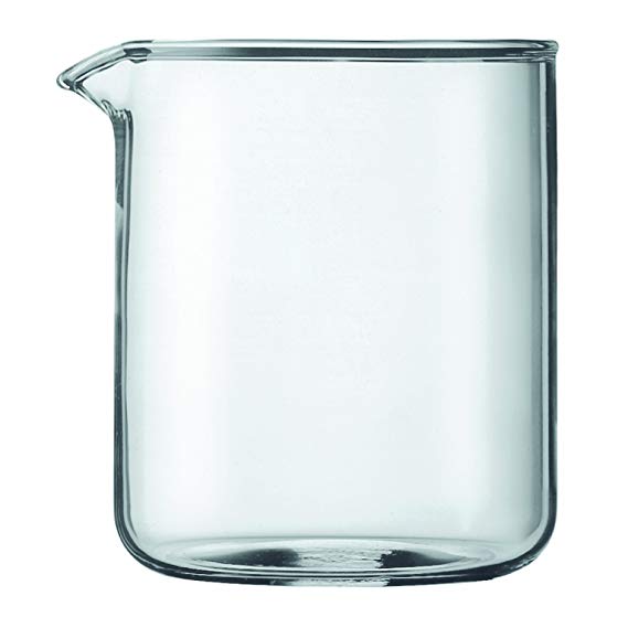 Bodum Spare Beaker For French Press Coffee Maker, 0.5 Liter, 17 Ounce, (4 Cup)