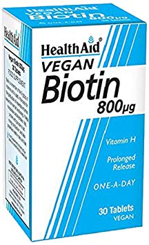 HealthAid Biotin 800g - 30 Tablets