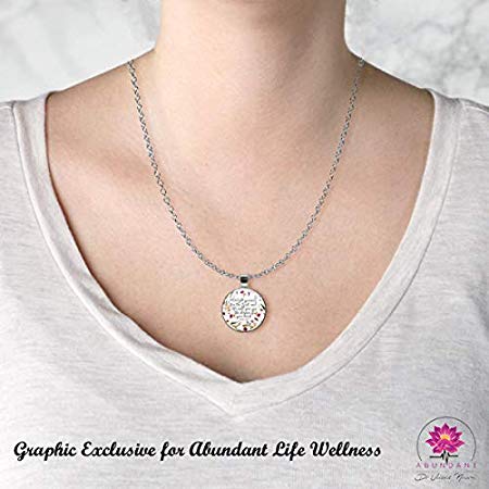 EMF Protection Pendant Necklace- Anti-Radiation-Free Chain-Programmed with 30  Homeopathic Frequencies - More Styles - Dr. Valerie Nelson-EMF Shield Necklace Jewelry (Psalm 37:4)
