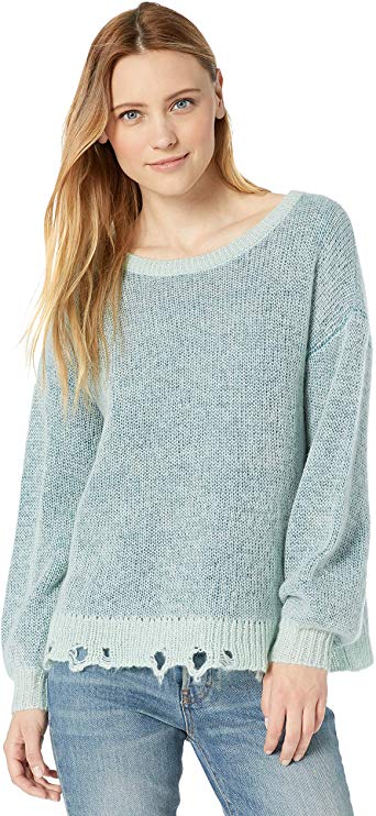Splendid Women's Crewneck Long Sleeve Pullover Sweater Sweatshirt