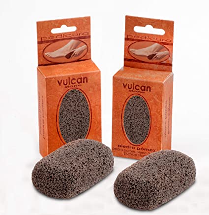 Vulcan Pumice Stone - Pack of 2 (Grey - Grey)