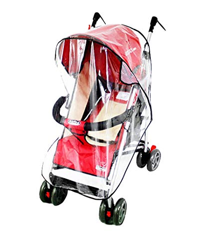 Baby Waterproof Stroller Weather Shield Rain Cover,Clear