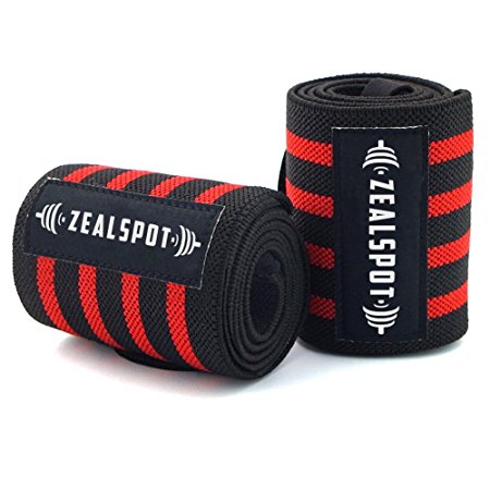 Zealspot Wrist Wraps 21" (1 Pair) for Weight lifting,CrossFit,Powerlifting & Strength Training