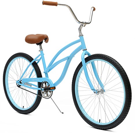 Critical Cycles Women's Beach Cruiser 1-Speed Bike