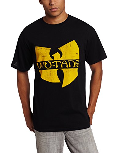 FEA Men's Wu Tang Clan Classic Yellow Logo T-Shirt