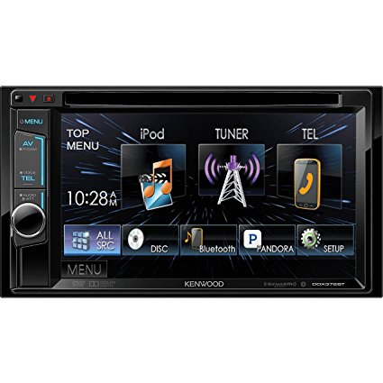 Kenwood DDX373BT Double Din Monitor In-Dash Bluetooth DVD Receiver