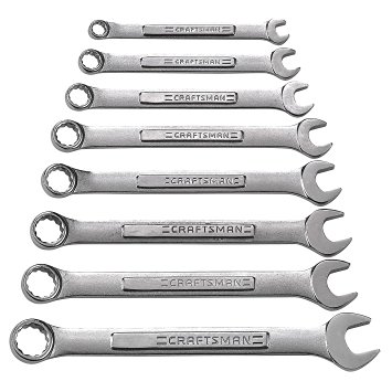 Craftsman 8 pc Standard 12 pt Combination Wrench Set