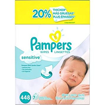 Pampers Sensitive Wipes 21x Box (1344 Count) , Pampers -0hse