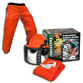 Forester OEM Arborist Forestry Professional Cutter's Combo Kit Chaps Helmet FORCHG