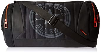 Gear Pro2 23L Water Resistant Travel Duffle Bag/Gym Bag for Men/Women -Black Orange