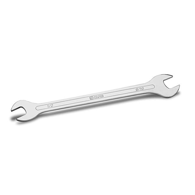 Capri Tools 1/2 in. x 9/16 in. Super-Thin Open End Wrench, SAE