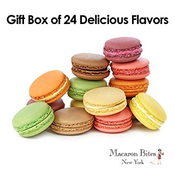 French Macarons Gift Box - 24 Assorted Macarons
