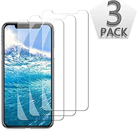 [3 Pack] Compatible with iPhone XR Screen Protector, iPhone 11 Screen Protector,Tempered Glass Film for iPhone XR & iPhone 11, 6.1 Inch Display Anti Scratch Advanced HD Clarity Work Most Case Clear