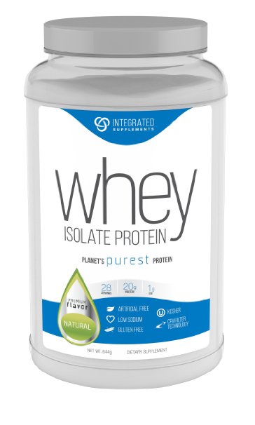 Integrated Supplements CFM Whey Protein Isolate Diet Supplement Natural 142 Pound