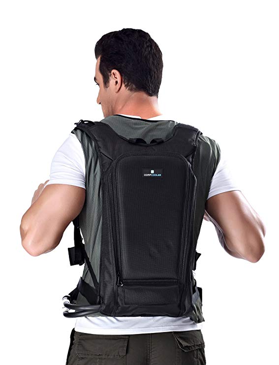 COMPCOOLER Backpack ICE Water Cooling System 2018, Reversible Liquid Cooling Vest, 3L Detach Freezable Quick Release Bladder, Long Cooling Time and Extreme Cooling Performance, Underwear Design.