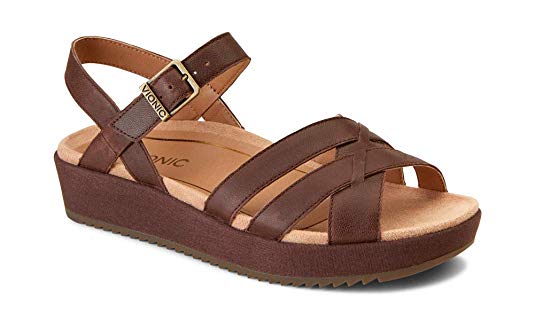 Vionic Women's Tropic Violet Sandal - Ladies Sandals Concealed Orthotic Support