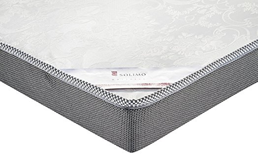 Solimo 5-inch Single Dual Comfort Foam Mattress (White, 72x36x5 Inches)