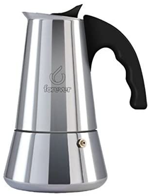 Forever KG121303 Miss Conny Induction Compatible 4 Cup Espresso Pot