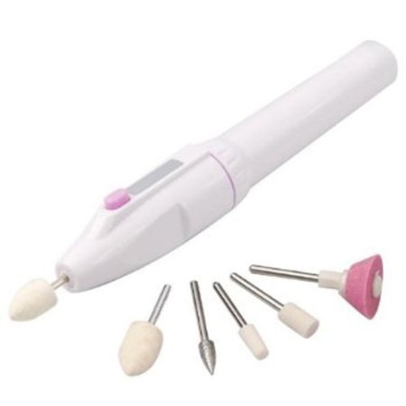 Great Deal(TM) 5 Bits Electric Manicure Nail Drill File Grinder Grooming Kit