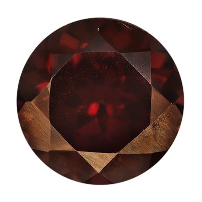 0.60-0.90 Cts of 5 mm AA Round Natural Red Zircon From Madagascar ( 1 pc ) Loose Gemstone