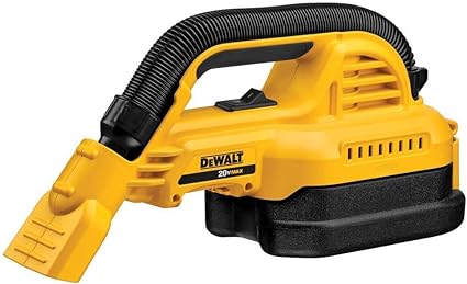 DEWALT DCV517BR 20V Cordless 1/2 gallon Wet/Dry Portable Vac Kit TOOL ONLY (Renewed)