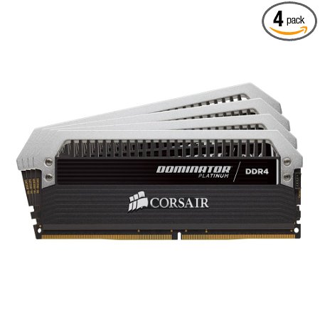 Corsair DOMINATOR® Platinum Series 32GB (4 x 8GB)  DDR4 2666 (PC4-21300) 2666MHzC16 memory kit for DDR4 Systems