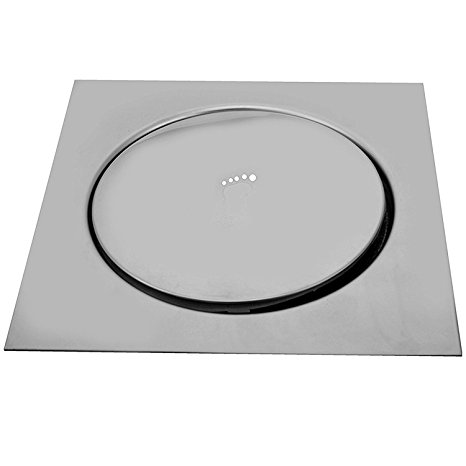Klaxon Stainless Steel Popup Floor Drain (Silver)