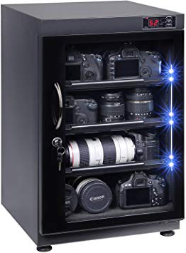 T.A.P 88L Digital Control Dehumidify Dry Cabinet Box Storage for Camera & Lens Equipment Storage