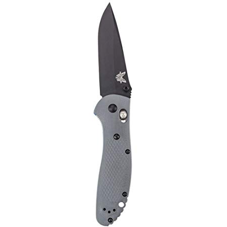 Benchmade Griptilian 551-1 Knife, Drop-Point, Gray Handle