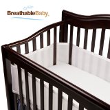 BreathableBaby Breathable Mesh Crib Liner White