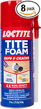 Loctite TITEFOAM Insulating Foam Sealant, Case of Eight 12 Ounce Cans (2175595-8)