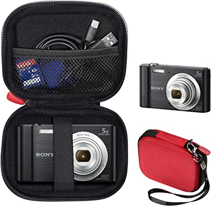 WGear Digital Camera Case for Canon PowerShot ELPH180, ELPH 190, ELPH 350 HS, ELPH 310 HS, ELPH 360; Sony W800/S, DSCW830; AbergBest 21 Mega Pixels; Kodak FZ43, FZ53-BL; Nikon COOLPIX L32