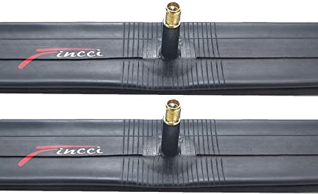 Fincci Pair 26 x 4.0 Fat Bike Inner Tubes 48mm Schrader Valve for Fat Electric Bicycle - Pack of 2 26x4.0 Fat Tire Bike Tube