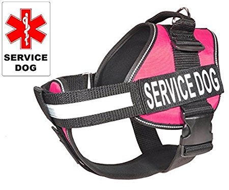 Dogline Unimax Service Dog Vest and Free Service Dog ID Badge with ADA Law