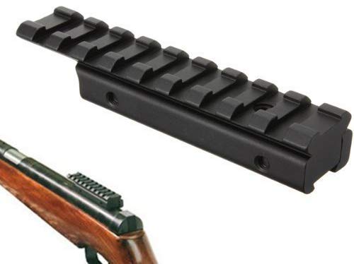 BESTSUN Dovetail Weaver Picatinny Rail Adapter Extend 11mm to 20mm Tactical Scope Mount