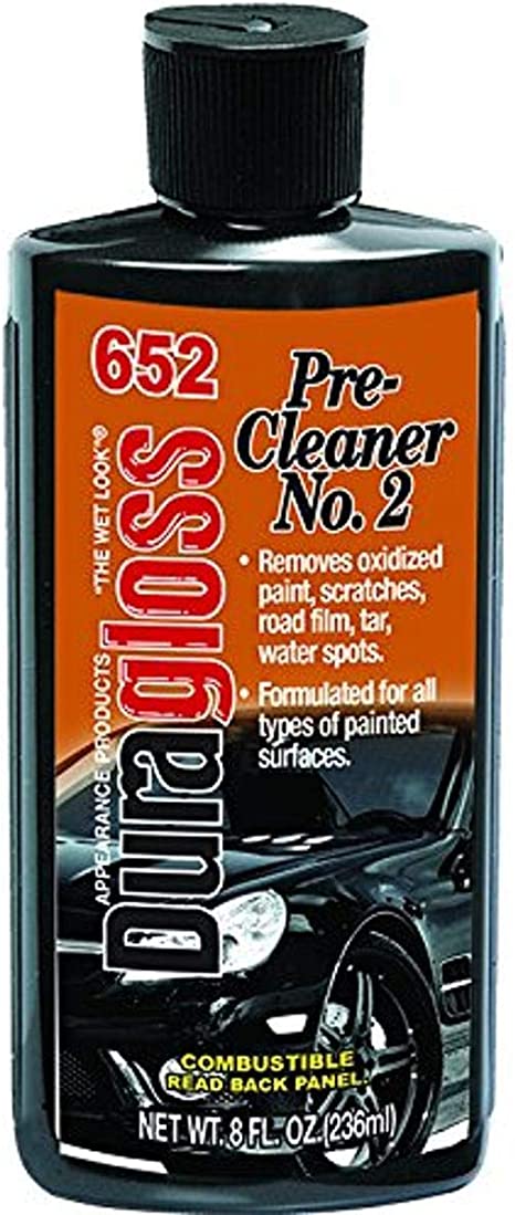 Duragloss 652 Pre-Cleaner - 8 oz. Pack of 1