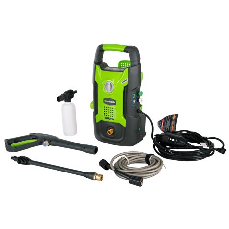 GreenWorks GPW1602 13 and 1600 PSI 1.2 GPM Electric Pressure Washer