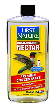 First Nature 3052 Clear Hummingbird Nectar, 16-ounce Concentrate