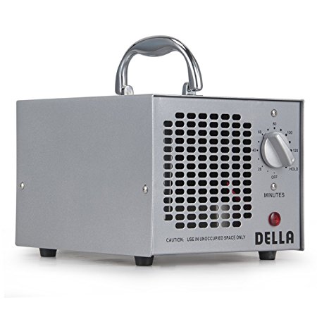 DELLA 048-GM-48252 Commercial Style Air Ozone Generator 3,500MG Purifier Industrial O3 Deodorizer Sterilizer, Silver