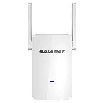 GALAWAY S1200 WiFi Range Extender, Wireless Repeater Internet Signal Booster 2.4GHz 5GHz Dual Band Up to 1200 Mbps