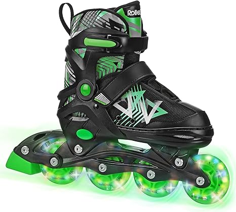 Stryde Adjustable Youth Inline Skates with Light Up Wheels