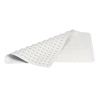 Rubbermaid Commercial Safti-Grip Bath Mat, Medium, White, 1982724