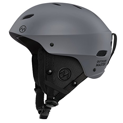 OutdoorMaster Ski Helmet - with Certified Safety, 9 Different Color Options - for Men & Women & Young