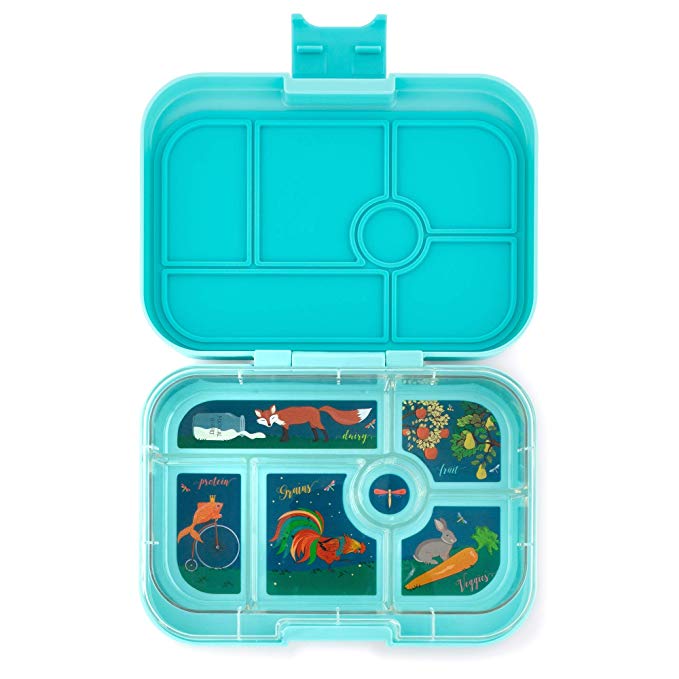 Yumbox Original Leakproof Bento Lunch Box Container for Kids (Mystic Aqua)