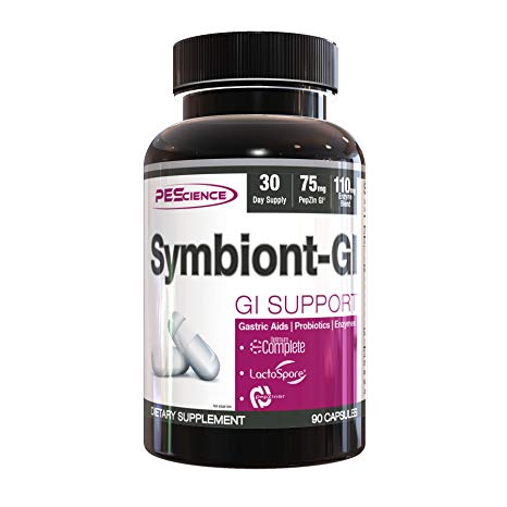 PEScience Symbiont GI, Shelf Stable All in One Probiotic and Digestive Enzyme Supplement, 30 Day Supply