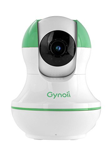 Gynoii WiFi Wireless Pan-Tilt Video Baby Monitor with HD Infrared Night Vision Two Way Audio and Time-Lapse for iPhone iPad Android Phones and tablets