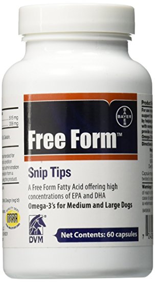 Bayer 60 Count Free Form Snip Tip Nutritional Supplements for Dog, Medium/Large