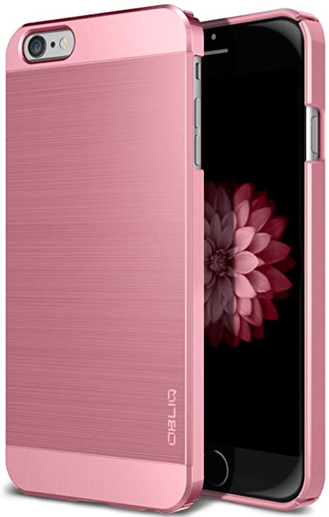 iPhone 6S Plus Case, OBLIQ [Slim Meta] [Metallic Pink] Premium Slim Fit Thin Armor All-Around Shock Resistant Polycarbonate Metallic Case for Apple iPhone 6S Plus (2015) & iPhone 6 Plus (2014)